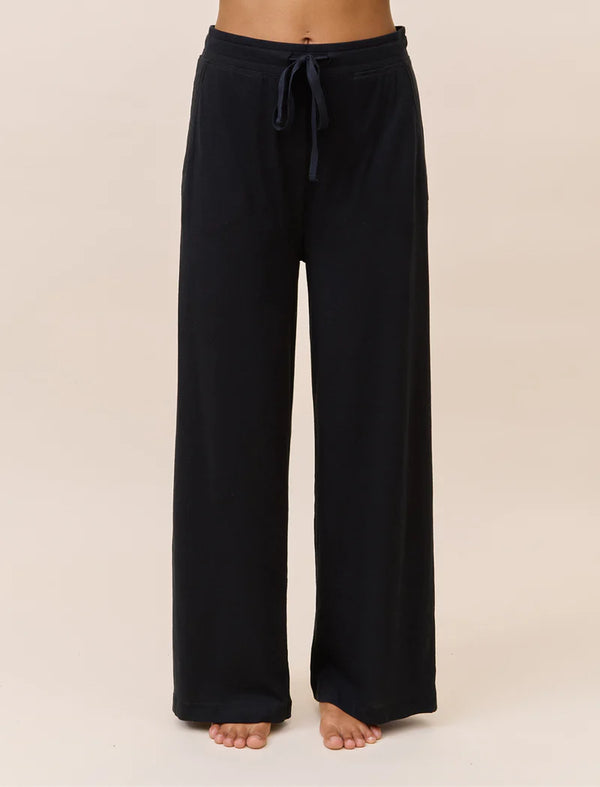 Papinelle - Jada Organic Wide Leg Pant | Black