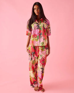 Kip & Co - Australian Bush Blossom Short Sleeve Shirt & Pant