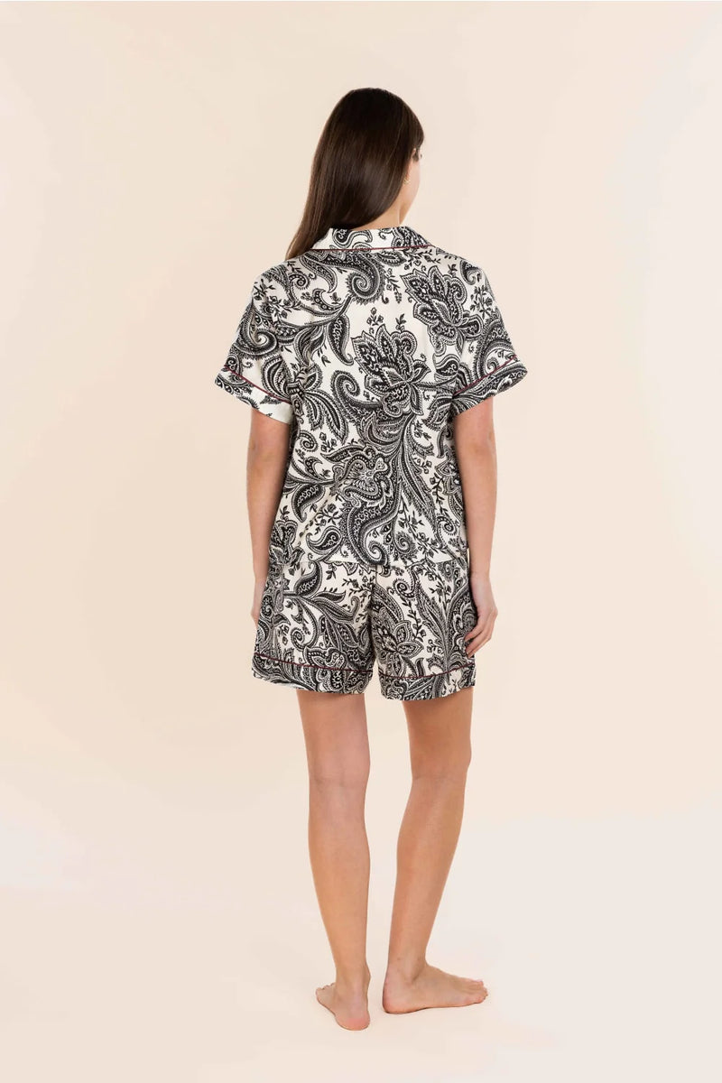Gingerlilly - Daphne Cotton Sateen Short PJ Set