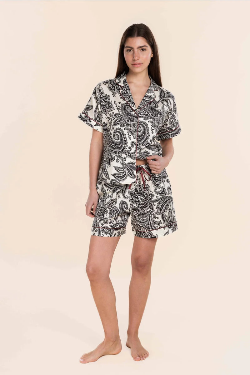 Gingerlilly - Daphne Cotton Sateen Short PJ Set