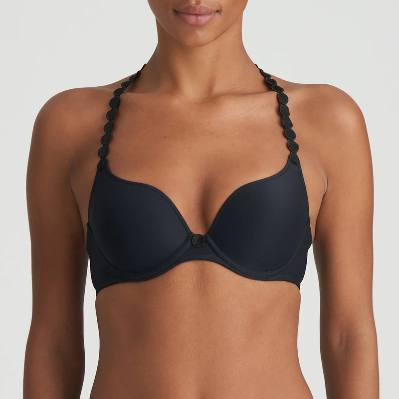 Marie Jo - Tom Padded  Heart Shaped Bra | Charcoal