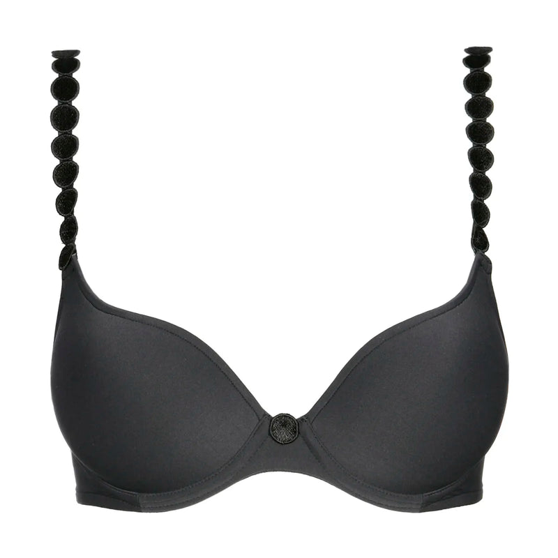 Marie Jo - Tom Padded  Heart Shaped Bra | Charcoal