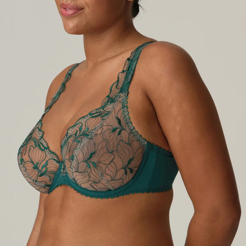 Prima Donna - Springdale Full Cup Plunge  Bra |Jasper Green