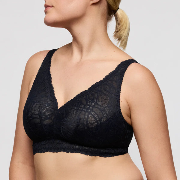 Prima Donna - Salerno Wirefree Supportive Bralette | Midnight Blue