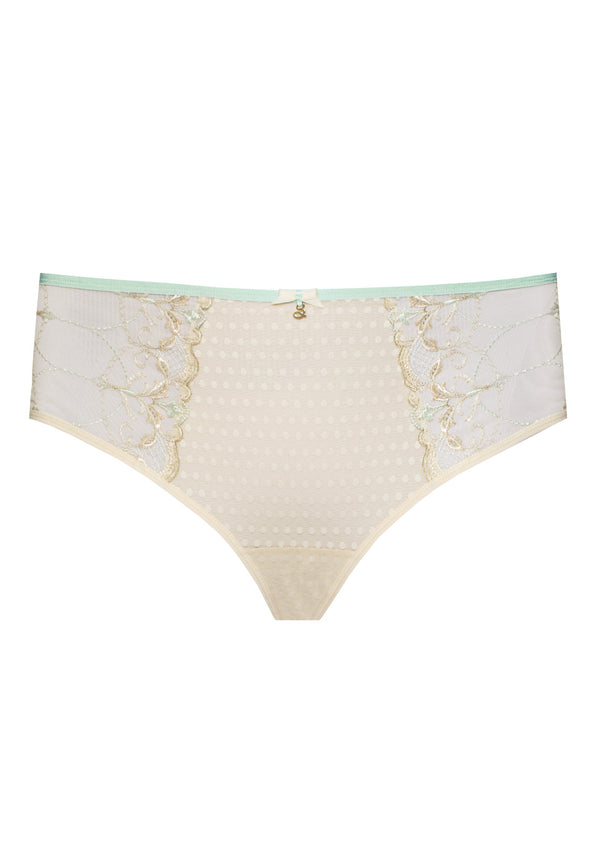 Samanta Lingerie - Laura Midi Brief | Biscuit