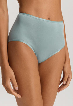 Hanro - Cotton  Seamless Maxi Brief | Tourmaline Blue
