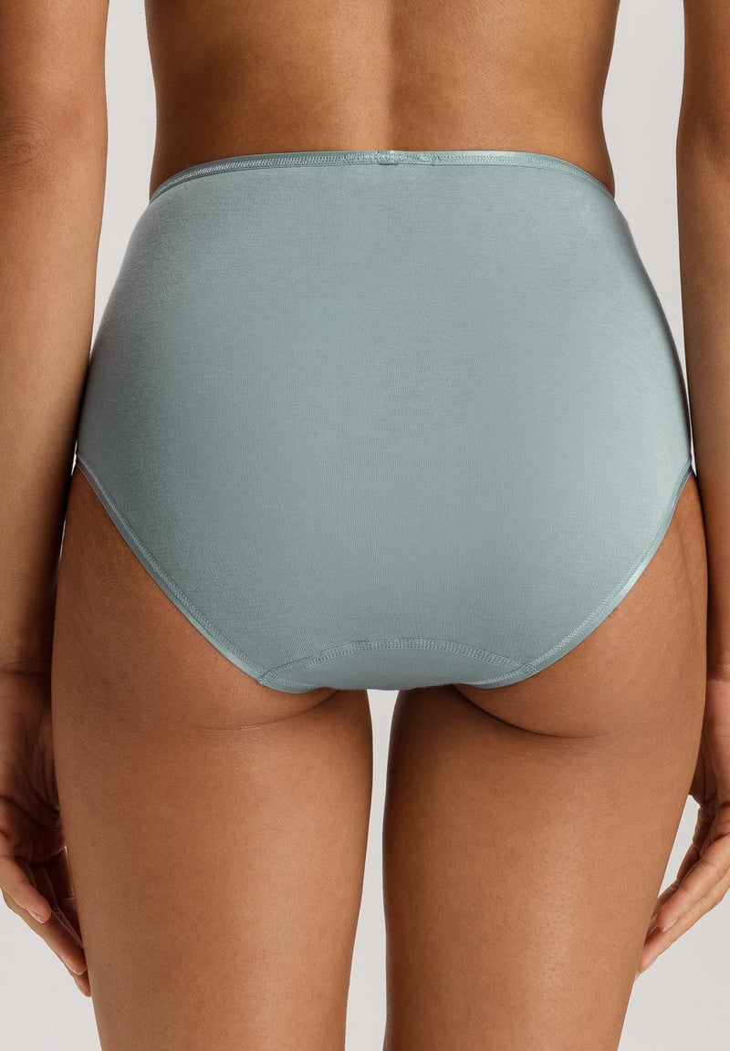 Hanro - Cotton  Seamless Maxi Brief | Tourmaline Blue