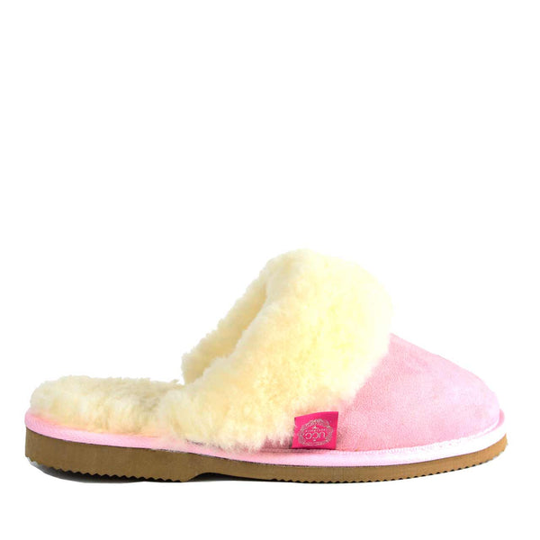 Uggs - Ladies Wool Scuff Slipper | Pink