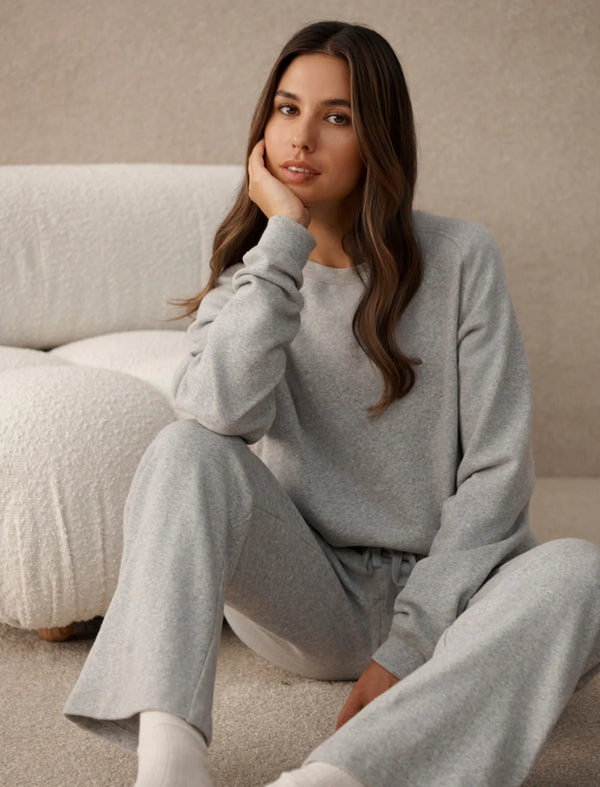 Papinelle - So Soft Fleecy Pullover | Grey Marle
