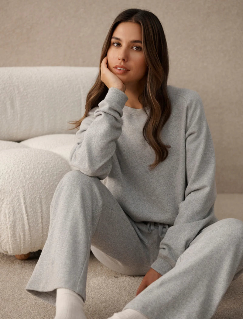 Papinelle - So Soft Fleecy Pullover | Grey Marle