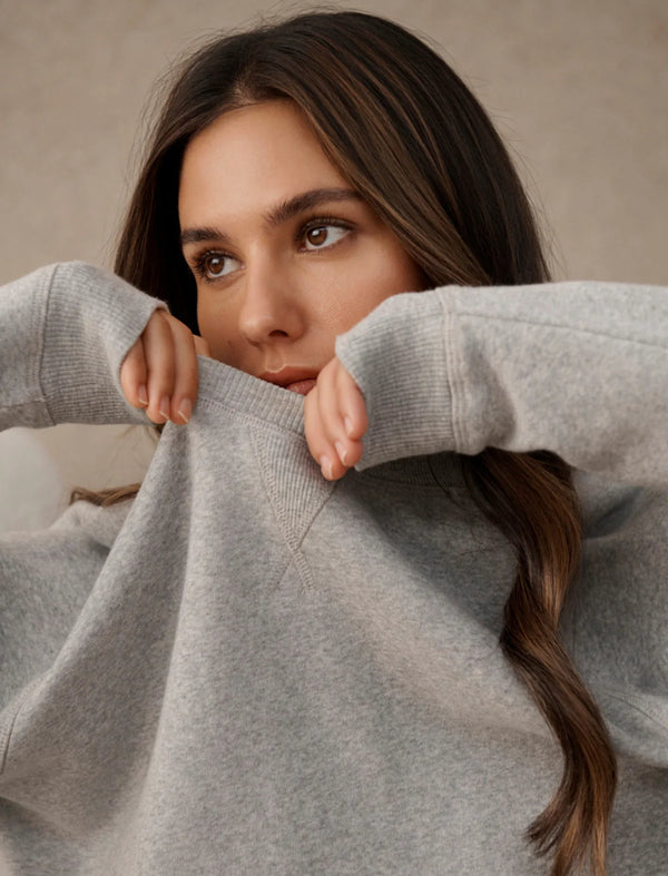 Papinelle - So Soft Fleecy Pullover | Grey Marle