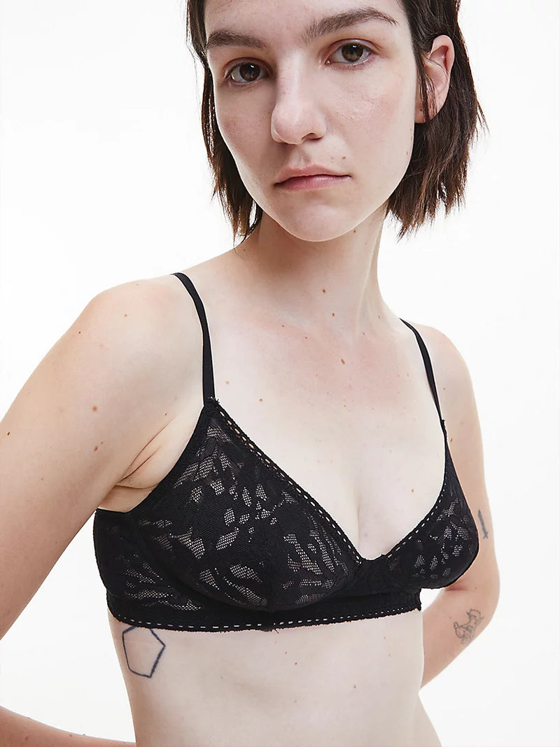 Calvin klein bralette sales lace