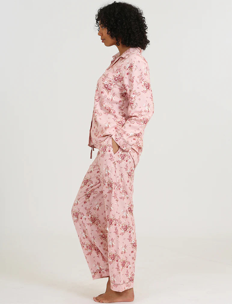 Papinelle - Lou Lou Cosy Full Length PJ | Rose Pink