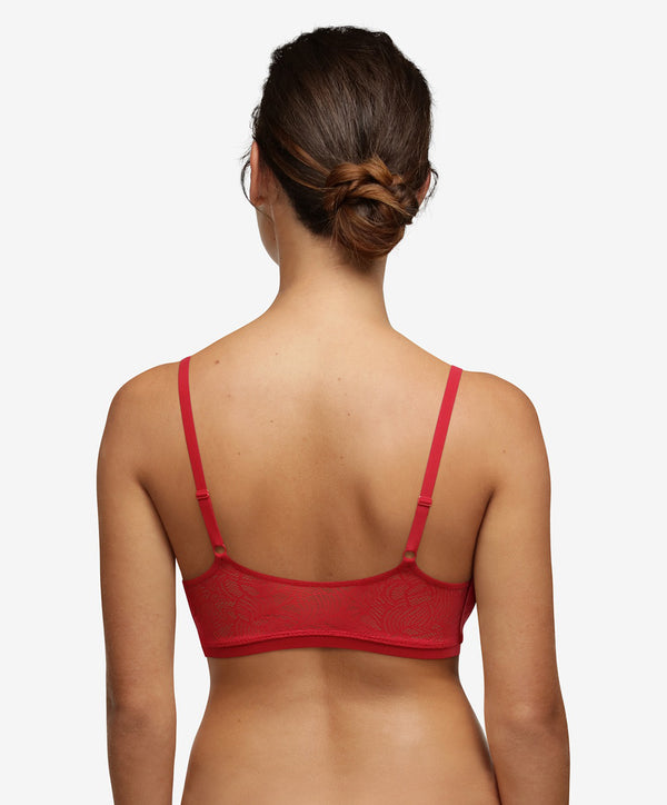 Chantelle - Softstretch Lace Bralette | Poppy Red