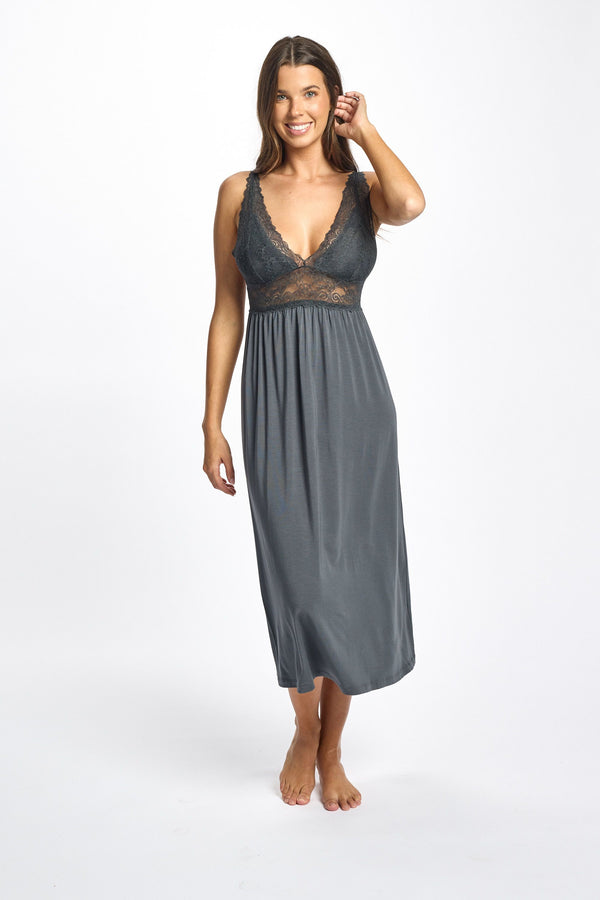Love & Lustre - Butterfly Long Nightdress | Monument