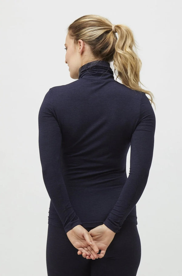 Tani -  Turtle Neck Long Sleeve in  Marle