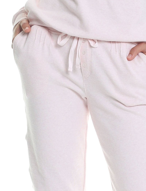 Papinelle - So Soft Fleecy Lounge Pant Light Pink