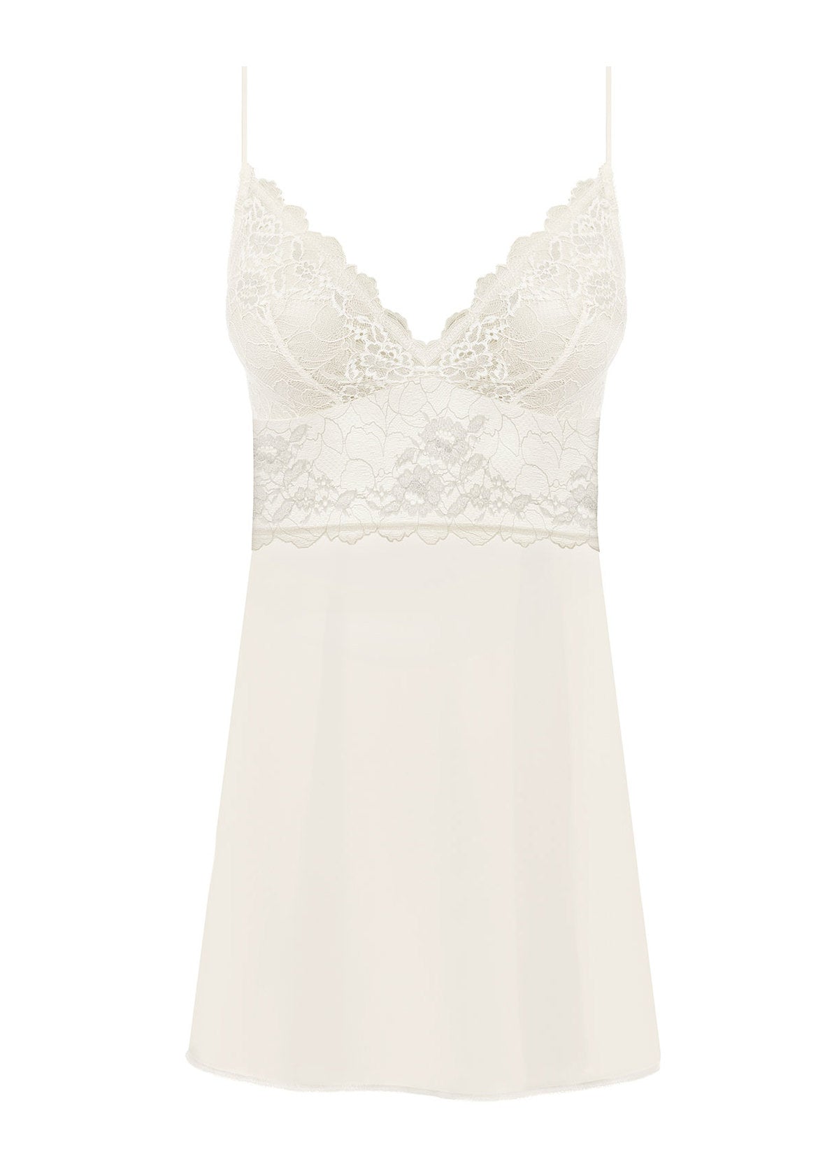 Wacoal - Lace Perfection Chemise | Gardenia – Peachie Lingerie