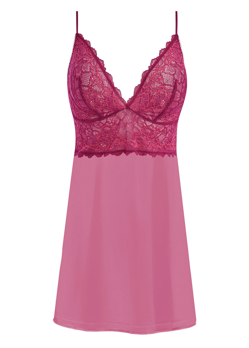 Wacoal - Lace Perfection Chemise | Red Plum