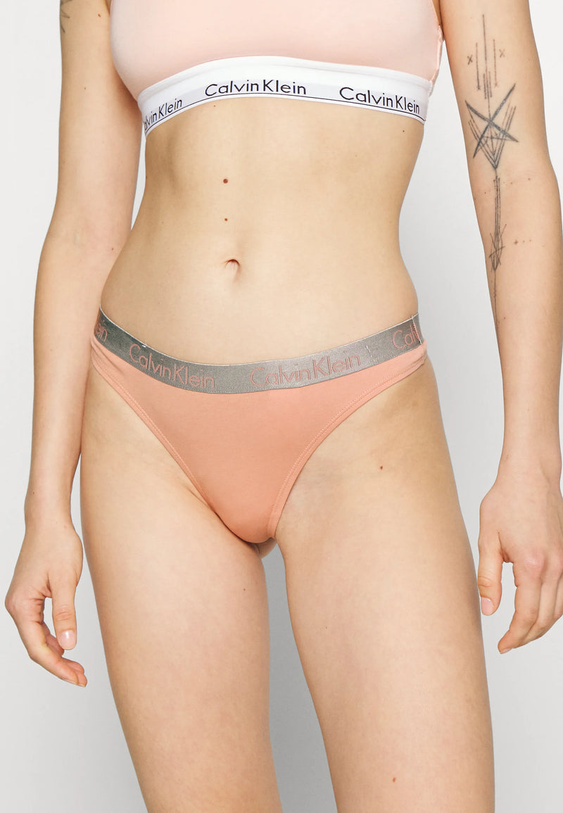 Calvin Klein Cotton Essential Thong Peachie Lingerie