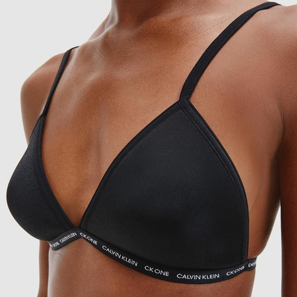 Calvin Klein CK One Glitter Unlined Triangle Bralette | Urban Outfitters  Australia Official Site