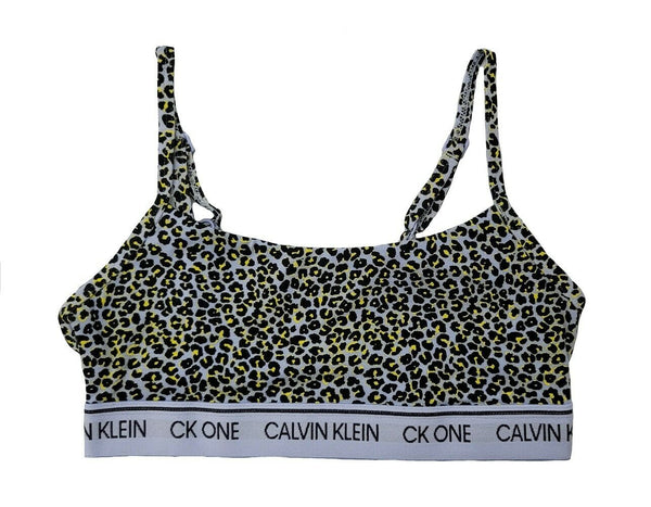 Calvin Klein - CK One Cotton lined Bralette Cheetah
